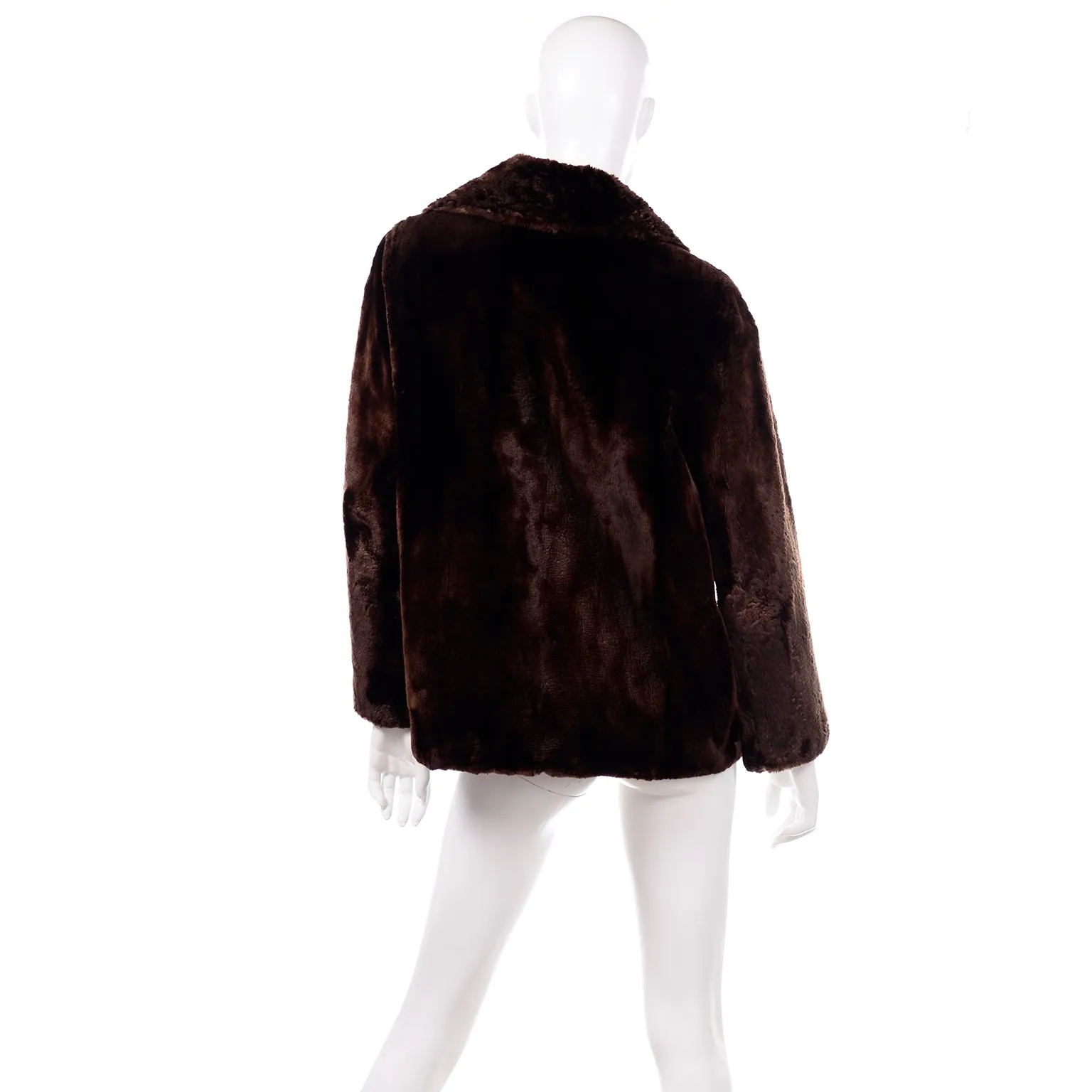 Vintage Sheared Brown Mink Schumacher Furs Vintage Jacket