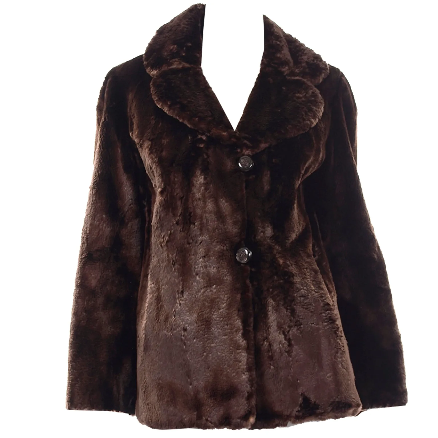 Vintage Sheared Brown Mink Schumacher Furs Vintage Jacket