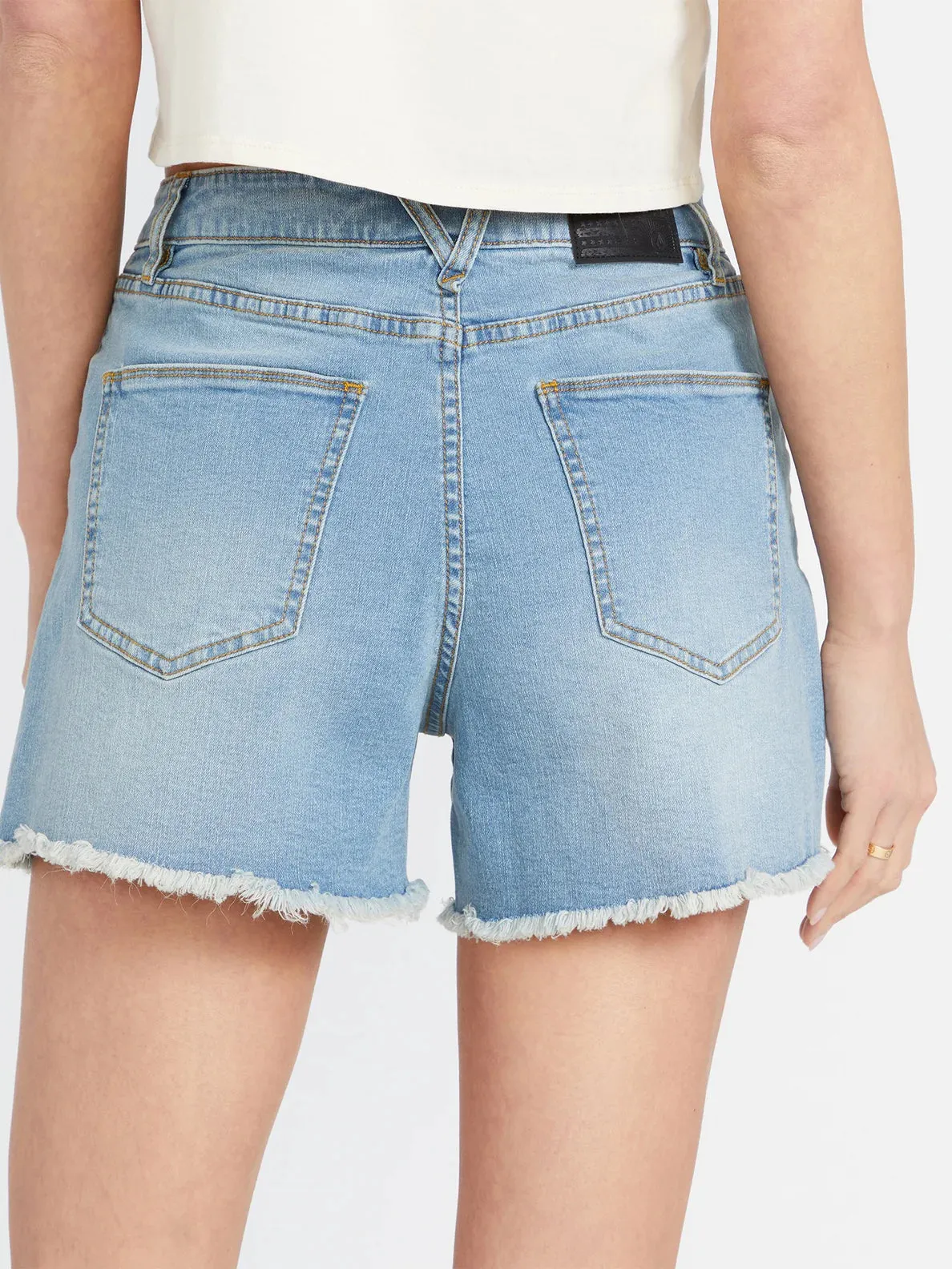 Volcom Stone Step Hirise Denim Shorts