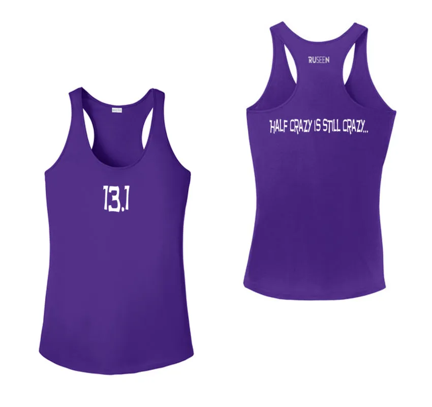 Women's Reflective Tank Top - 13.1 Half Crazy