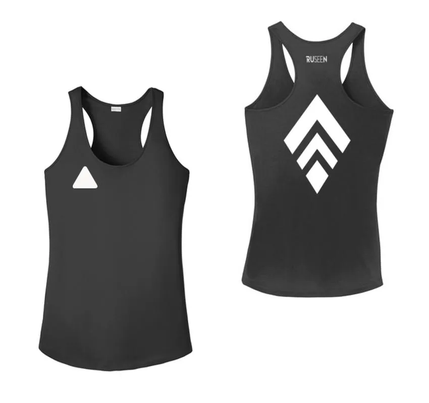 Women's Reflective Tank Top - Broken Diamond