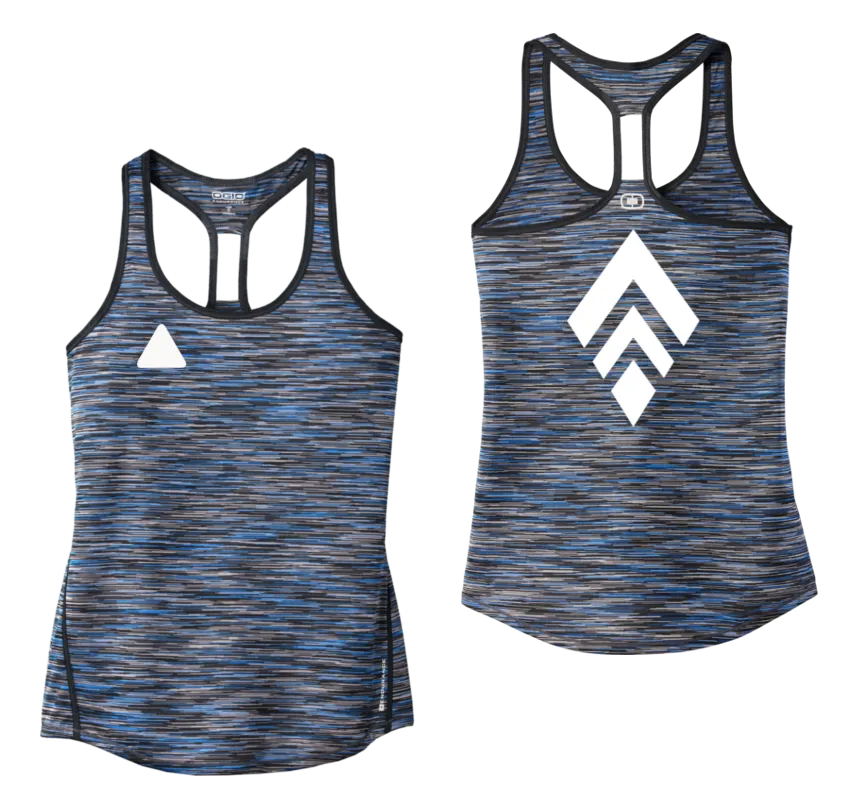 Women's Reflective Tank Top - Broken Diamond