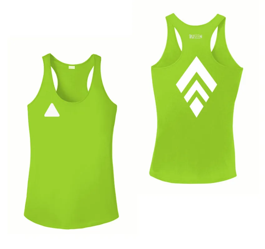 Women's Reflective Tank Top - Broken Diamond