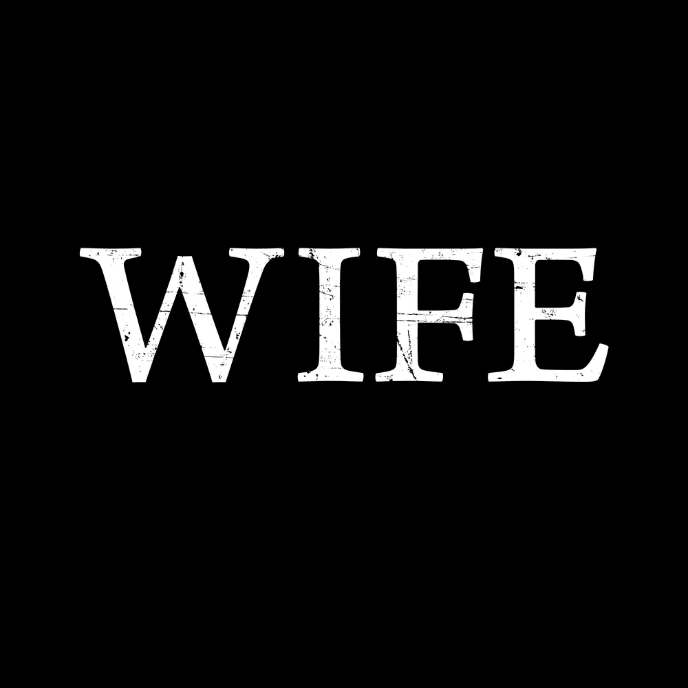 Women's Wife Defined Hoodie - Black